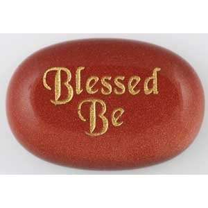  NEW Blessed Be Golden Gratitude Stone   GWBLE Office 