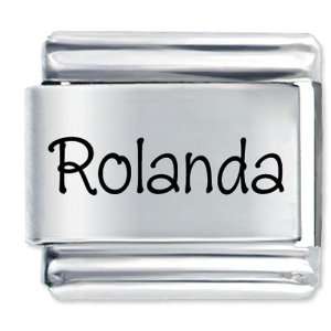  Name Rolanda Italian Charms Bracelet Link Pugster 
