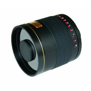 Rokinon ED500M B EOS 500mm F6.3 Mirror Lens for Canon EOS (Black) by 