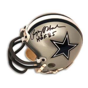  Roger Staubach Autographed/Hand Signed Dallas Cowboys Mini 