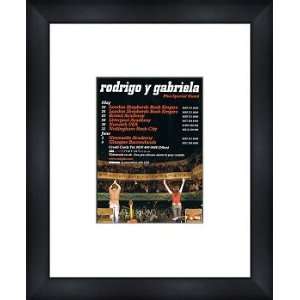  RODRIGO Y GABRIELA UK Tour 2007   Custom Framed Original 