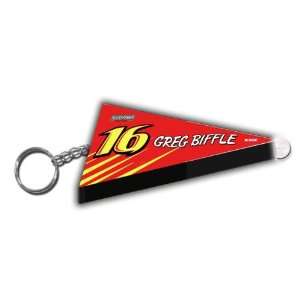  Greg Biffle NASCAR Pennant Led Key Chain Sports 