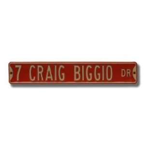  7 Craig Biggio Drive Street Sign 6 x 36 MLB Baseball 