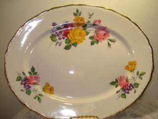 Ridgway England Chateau Rose Large Oval Platter  