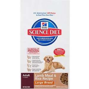 Science Diet Adult Lamb Meal & Rice Recipe Large Breed Dry Dog Food 