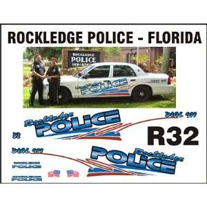  BILL BOZO ROCKLEDGE, FL POLICE DECALS