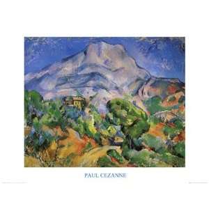La Montagne St. Victoire by Paul Cezanne 32x24 