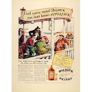   AppleJack Manhattan Brandy Bottles   Original Print Ad