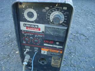 LINCOLN LN 25 SUITCASE WIRE FEEDER WELDER FOR PARTS/REPAIR  