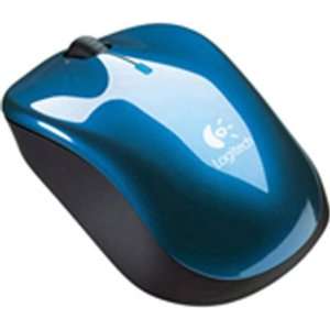  Logitech V470 Blue Cordless Laser Mouse For Notebooks With 
