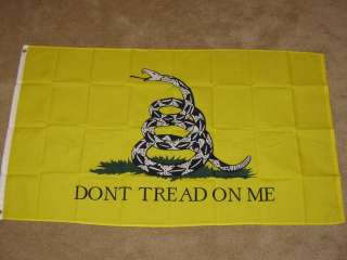 3X5 YELLOW DONT TREAD ON ME FLAG GADSDEN NEW DONT F114  