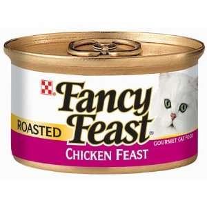 Fancy Feast Roasted Chicken Feast Cat Food 3 oz (Pack of 24)  