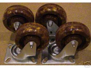 These new 4 X 1 1/2 Casters are sold as a set of four (4)