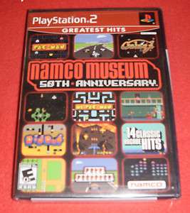 NEW Sony PlayStation 2 PS2 Pac Man Galaga Dig Dug Namco Museum 50th 