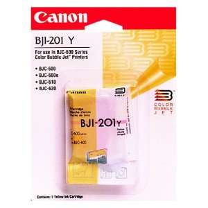  Canon Bji 201Yellow Ink 1 Cartridge Electronics