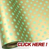 Flower Dots Patch Double Sided Gift Wrapping Paper 30  