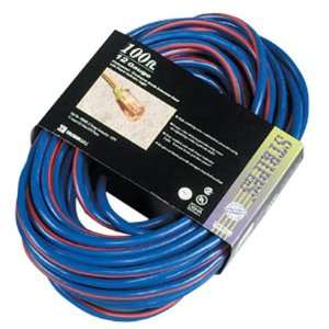   Cable 02549 64 100 Foot 12/3 Neon Outdoor Extension Cord, Blue/Red