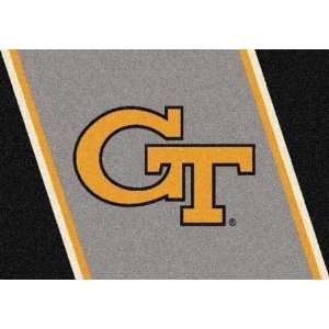 NCAA Team Spirit Rug   Georgia Tech Yellow Jackets GT  