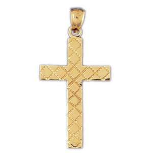  14kt Yellow Gold Cross Pendant Jewelry
