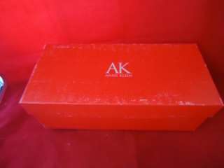 AK Anne Klein Womens Peggi Sandal White 7 MSRP$75  