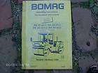 BOMAG BC601RB BC601RS Oper. Maint. manual items in Equipment Manuals R 