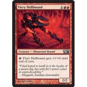    the Gathering   Fiery Hellhound   Magic 2011   Foil Toys & Games