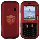 For Verizon LG Cosmos VN250 Red Rubber Hard Case Cover  