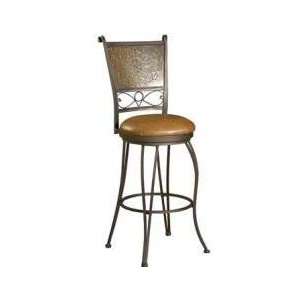  Powell Bronze & Copper Stamped Bar Stool