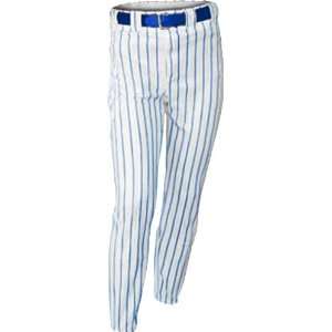  ALL STAR Pinstriped Hemmed Baseball Pants WHITE/ROYAL 