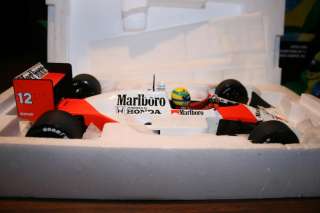 18 Minichamps F1 1988 Ayrton Senna Mclaren Honda MP4/4 WC Marlboro 