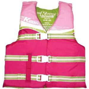  KENT VEST DLX YOUTH PINK/GREEN