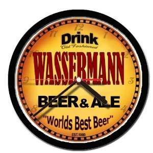  WASSERMANN beer and ale cerveza wall clock Everything 