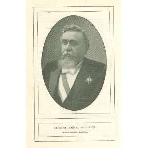  1906 Print Clement Armand Fallieres President of France 