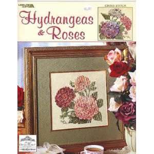  Hydrangeas & Roses (cross stitch) Arts, Crafts & Sewing