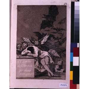   El sueno,la razon produce monstros,1868,Francisco Goya