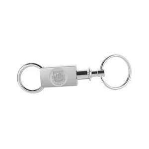 Dartmouth   Two Sectional Key Ring   Silver  Sports 