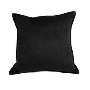  Lee Wilder LWTP16BLKALP Black Alpaca 16 x 16 Inch Pillow 