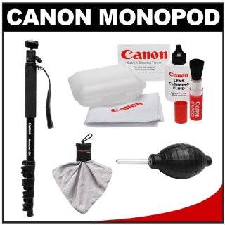 Canon 64 Inch Photo / Video Monopod 500 with Ball Head (Black) with 