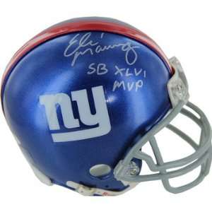  Eli Manning Autographed SB MVP New York Giants Mini 