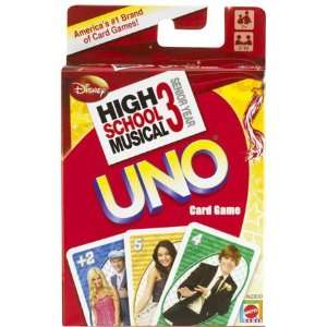    High School Musical 3 Senior Year UNO Card Game Toys & Games