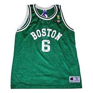  Autographed Bill Russell Uniform   Replica with HOF 74 