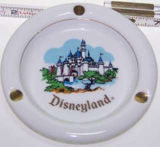 Vintage Porcelain Souvenir Ashtray Disneyland/World  