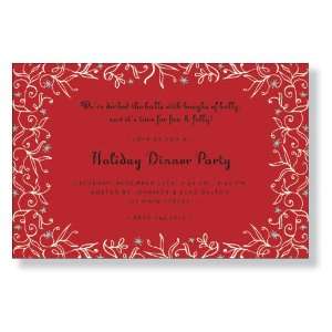  Sparkle Holly Invitations