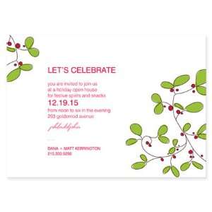  Holly Celebration Invitations