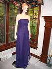 Jonathan Kayne 232 Ocean Blue Silk Pageant Gown Dress items in 