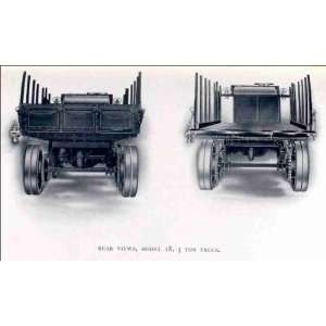  Reprint Rear view, Model 18, 5 ton truck 1909