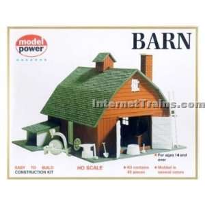  Model Power HO Scale Barn Building Kit Toys & Games