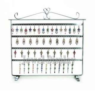 Large Silver 128 Earring Holder Jewellery Display Stand  