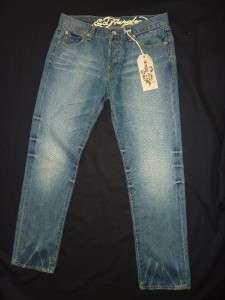 NWT Ed Hardy Hurricane Cobra Signature Jeans 33/32 $119  