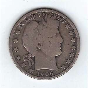  1905 Barber Half Dollar 